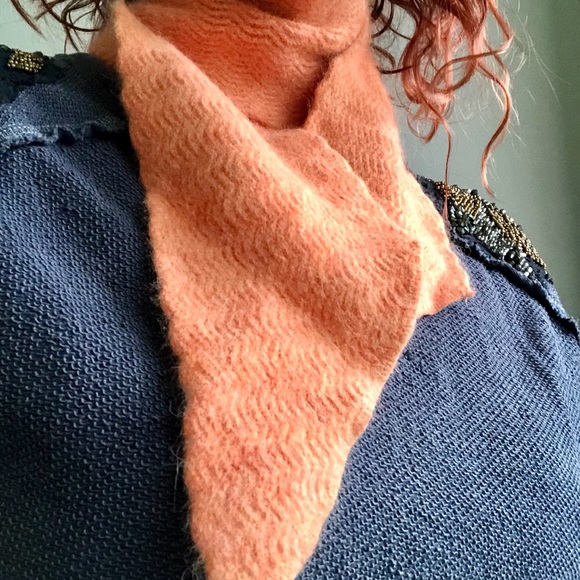 BR wool scarf orange - Picture 2 of 5
